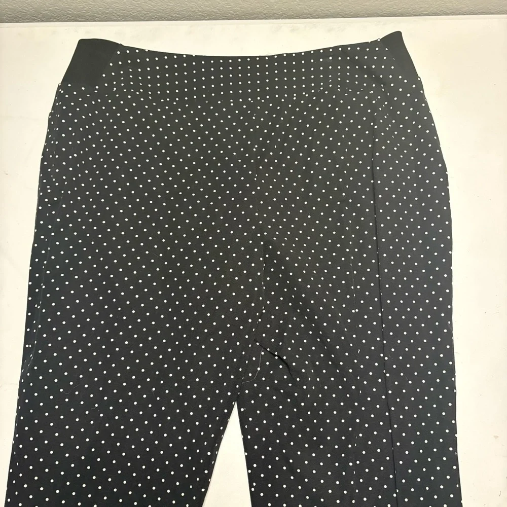 Investments Black and White Polka Dot Pantsuit - Picture 9 of 9